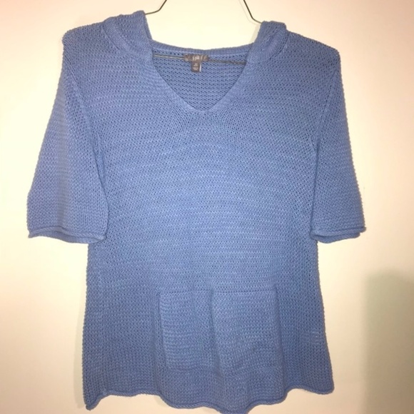 J.Jill Hooded Pullover Sweater XS Petite O… - Picture 1 of 5